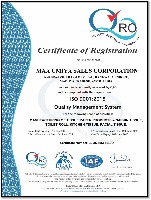 ISO 9001:2015 CERTIFICATE