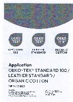 CLASS-1 OEKO TEX CERTIFICATION