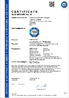 TUV SUD - IEC 62790 Certificate