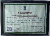 Ministry of Textiles Authorized: Upcycled Textile Manufacturer