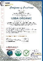 USDA Organic Certificate