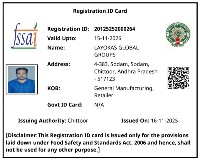 FSSAI certificate