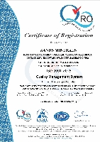 ISO Certificate