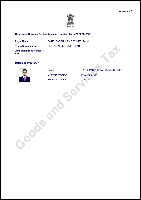 Goods and Services Tax (GST) Registration Certificate
