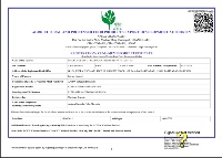 APEDA Certificate