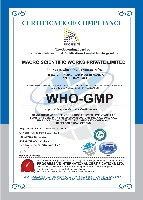 WHO GMP CERTIFICATE