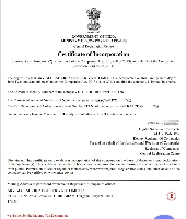Certificate of Incorporation
