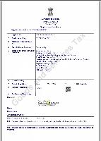 Registration certificate(GST)