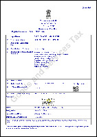 GST Registration Certificate of the company.