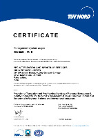 ISO Certificate