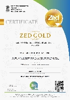 ZED GOLD CERTIFICATE
