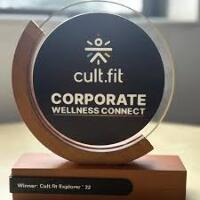 Got corporate award or recognition from Cult.fit, title Corporate Wellness Connect.